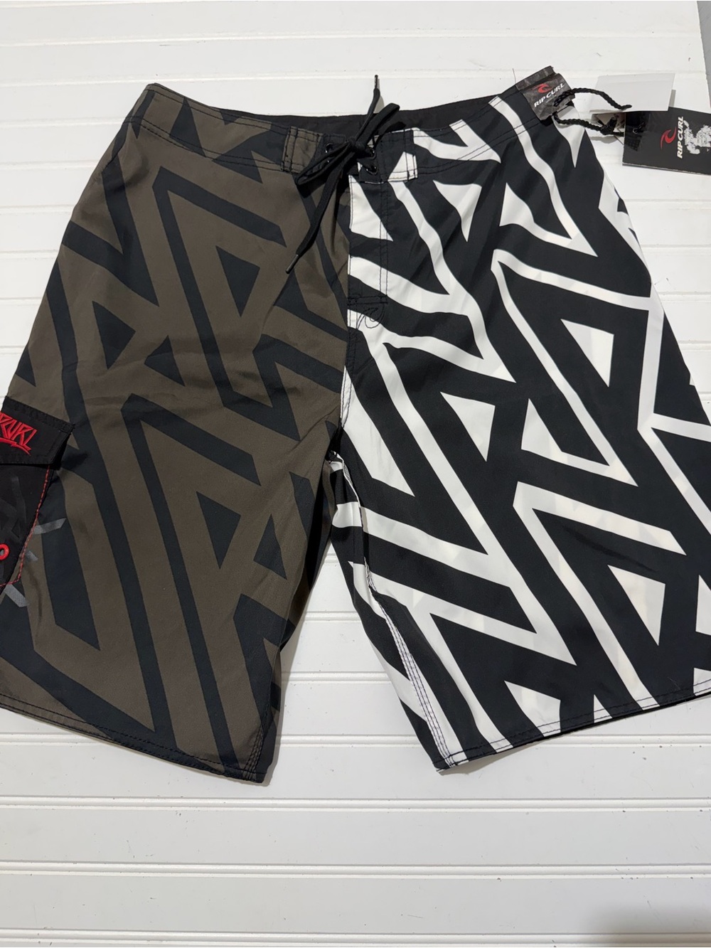 Rip Curl Mirage Boardshorts Men’s Size 36 XL Black White New NWT
